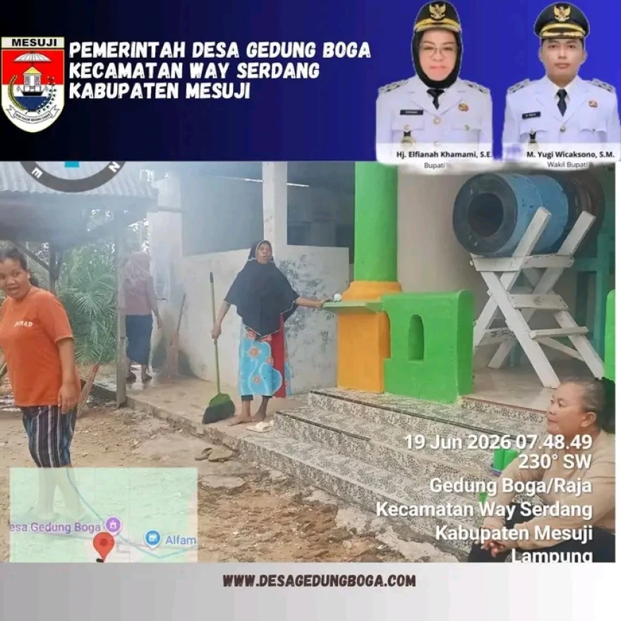 Jum'at Bersih Desa Gedung Boga